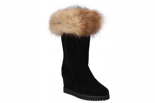 P028 ŚNIEGOWCE EMU BUTY ZIMOWE SKÓRZANE FUTRO C 40
