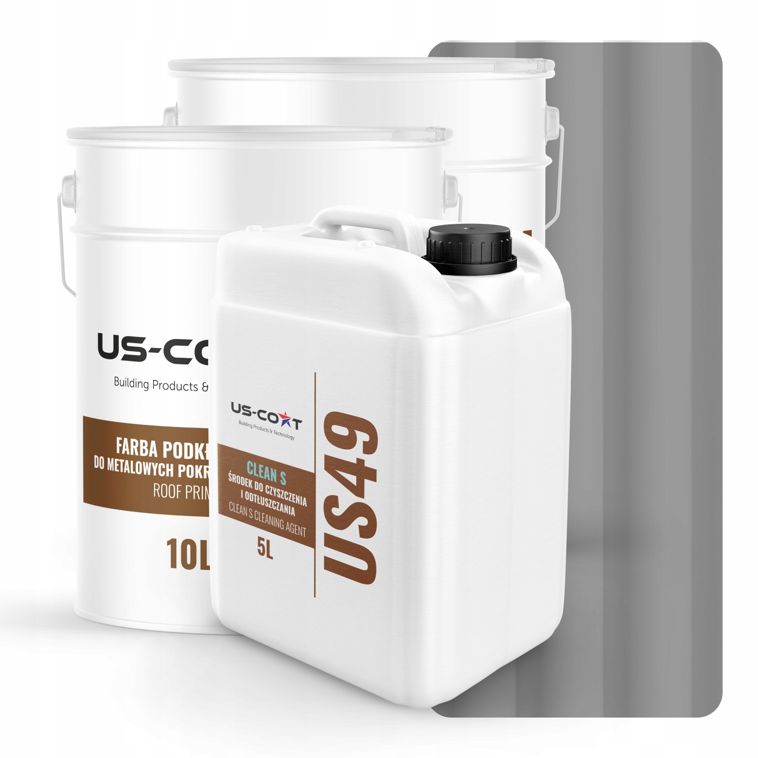 Farba Na Strechu Kovová Základná Odtučňovač Sivá Signálna RAL7004 74m2 Polomatná