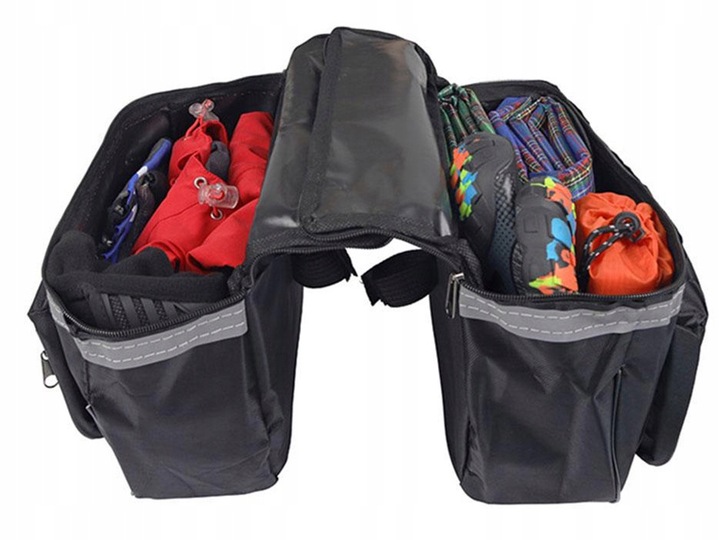 TORBA ROWEROWA 28L -DUŻA- TORBA ROWEROWA SAKWA NA ROWER BAGAŻNIK - CE Model sakwy