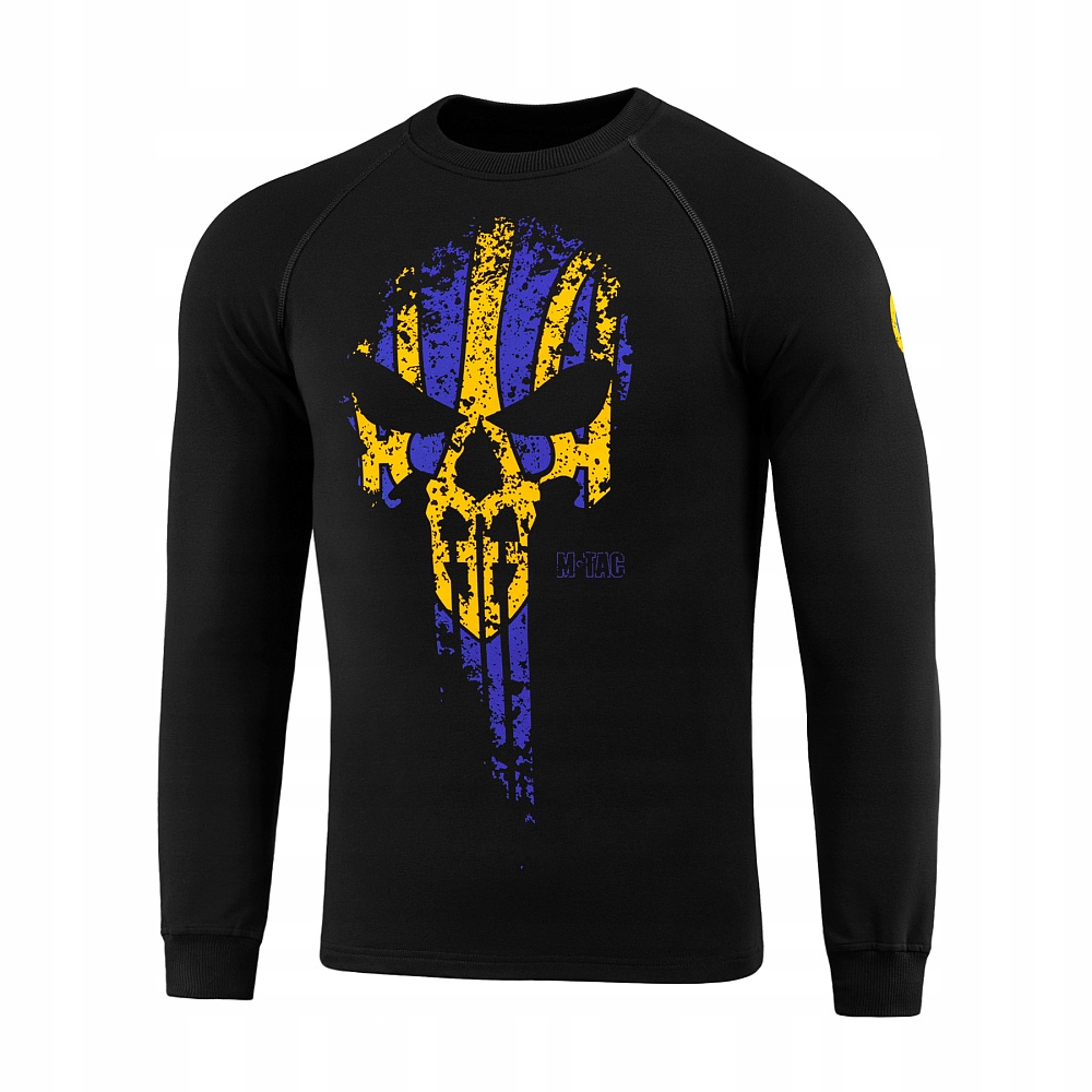 M-Tac Bluza Raglanowa Mściciel, Black/Yellow/Blue, L