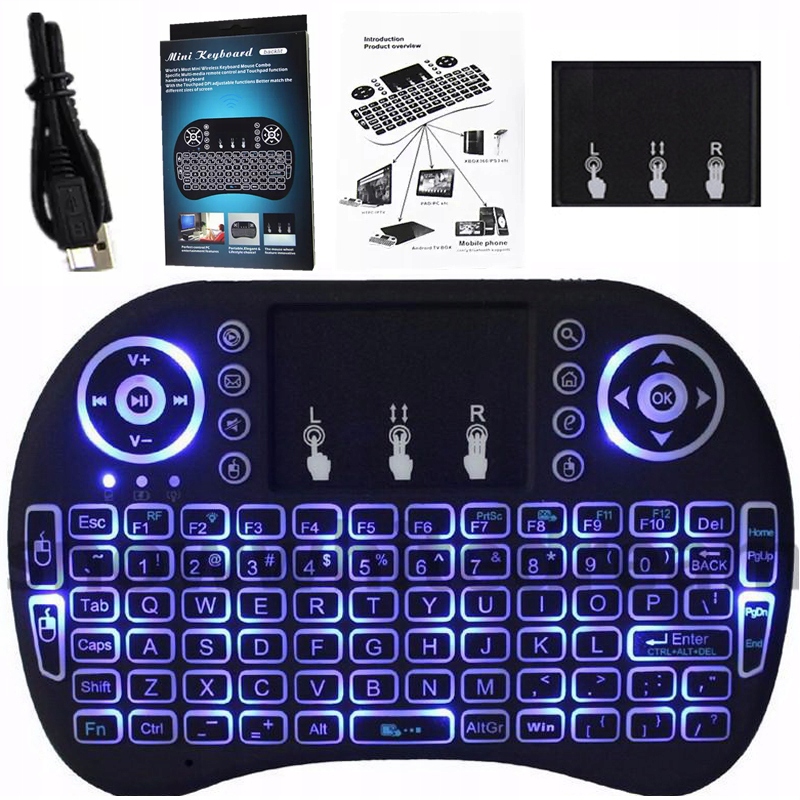 

Mini Klawiatura Bezprzewodowa Touchpad Myszka 3W1