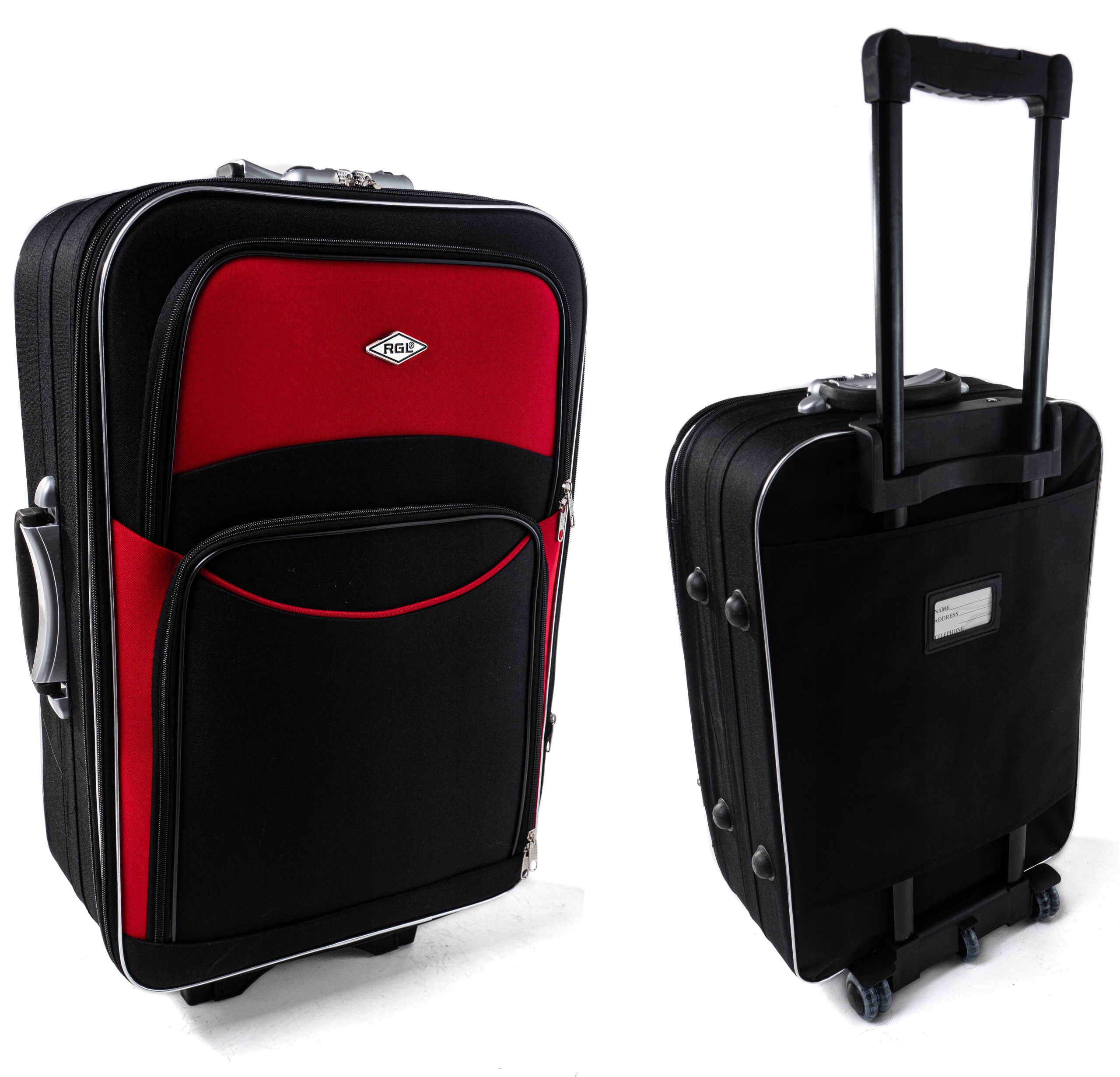 

Średnia Walizka Podróżna Rgl Torba Bagaż 773 Kółka