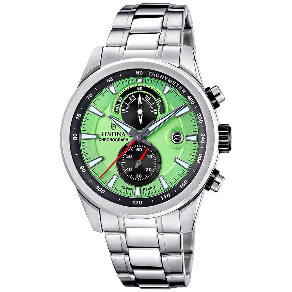 Pánské Hodinky Festina F20694-3 stříbrný náramek
