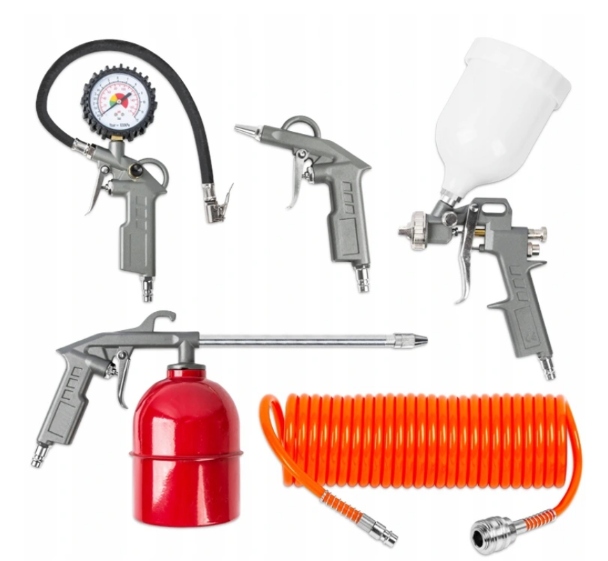 Zestaw do pompowania - przedmuchiwania i malowania (5 elementów) MAAN