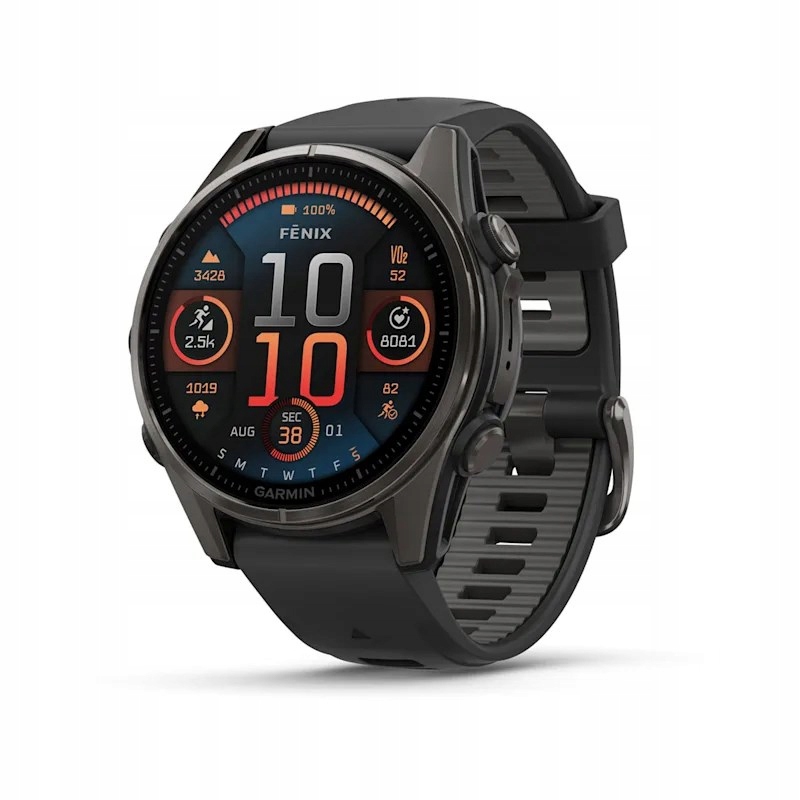 Hodinky Garmin Fenix 8 43 mm Amoled Sapphire Black
