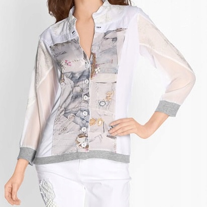 ELISA CAVALETTI BLUZKA ELP181064906 ROZ XXL