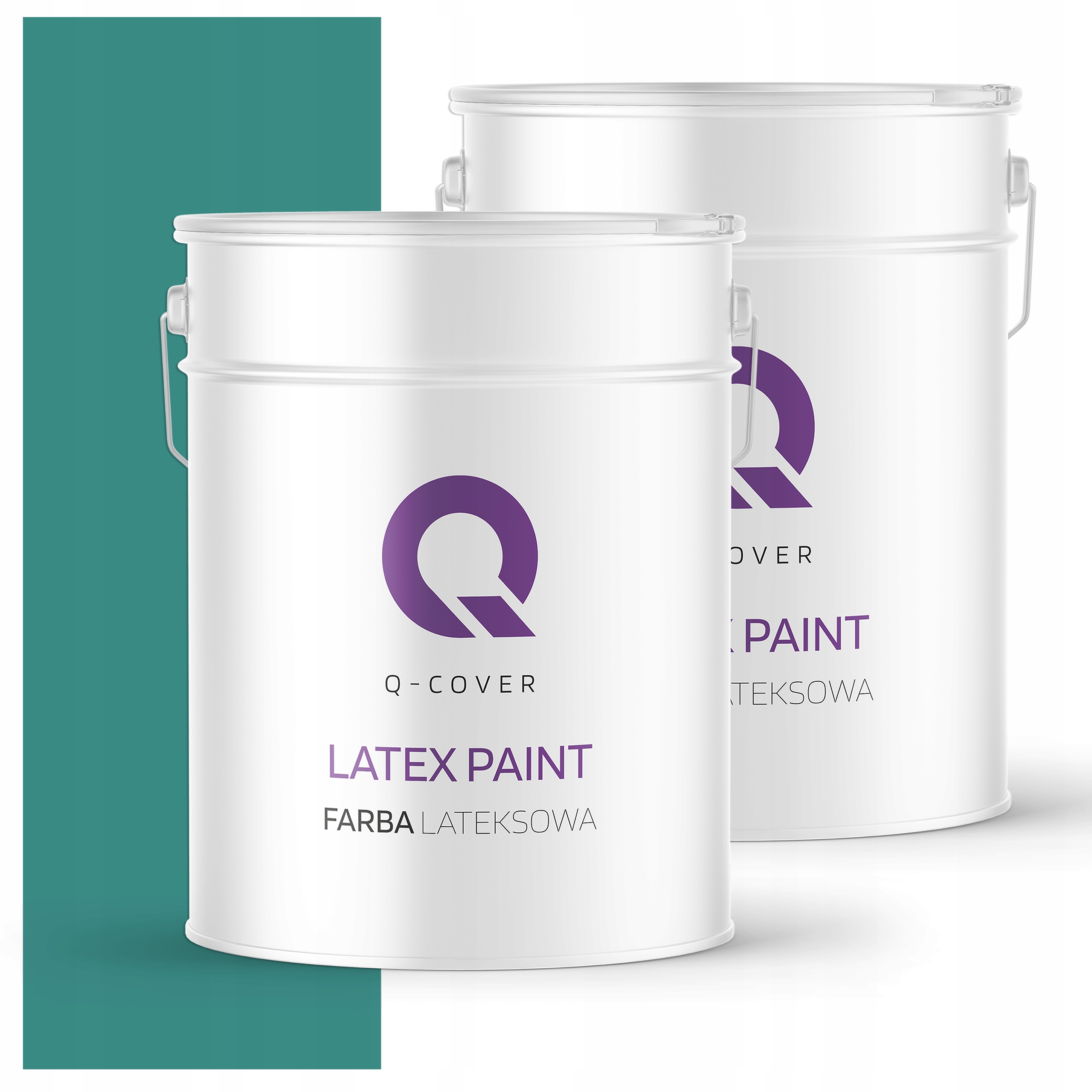 Latexová farba na interiér steny Stropy 10L Hlboká matná tyrkysová tmavá