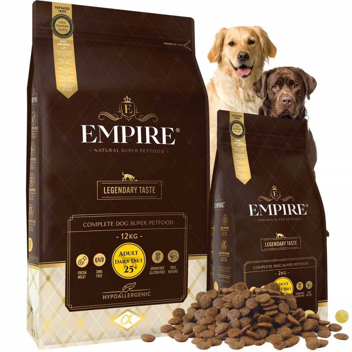 EMPIRE dla Goldena i Labradora Retrievera- Adult Daily Diet 25+-12 kg