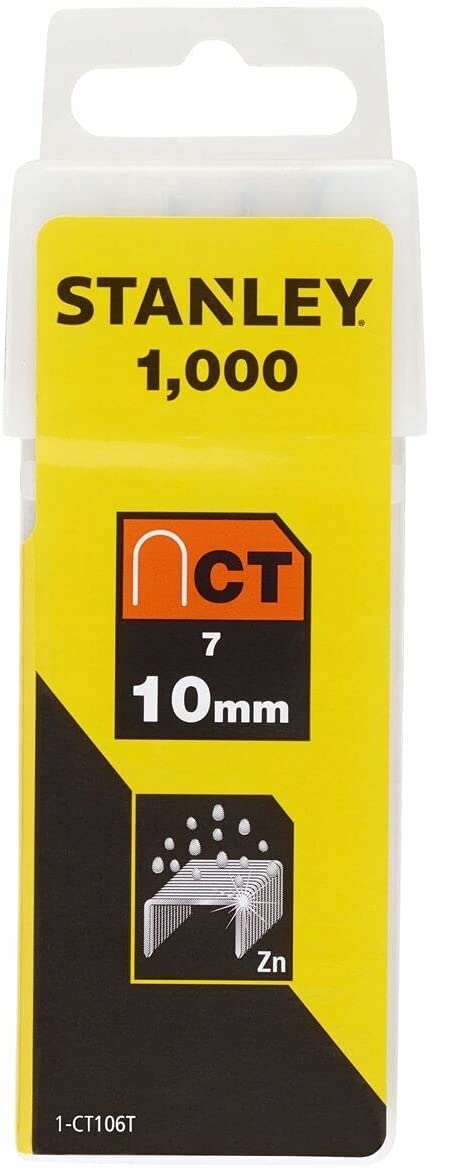 

Stanley CT106T Zszywki Do Przewodów 10mm Typ C