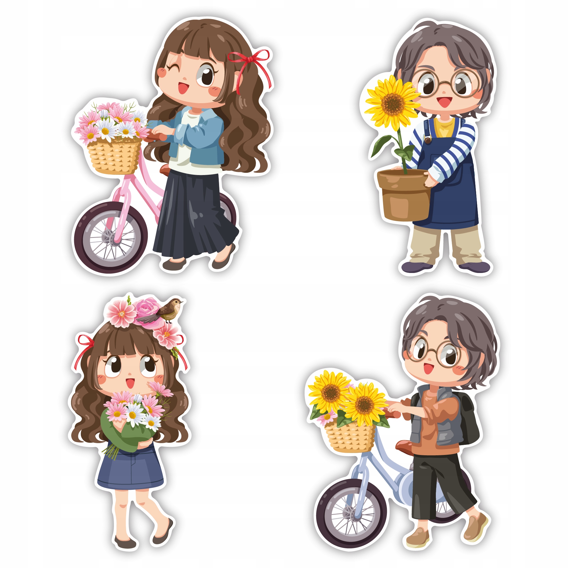 

Dekoracja dwustronna na okno Dzieci duże