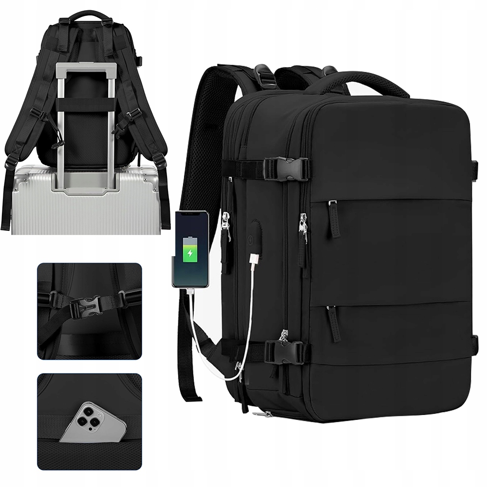 Duży plecak podróżny wodoodporny plecak plecak komputerowy Wielofunkcyjny