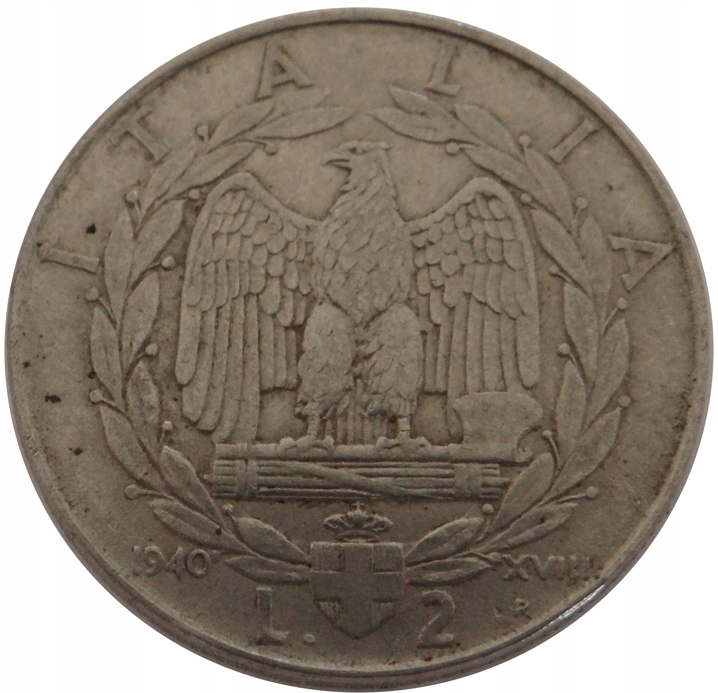 [D0207] Włochy 2 liry 1940