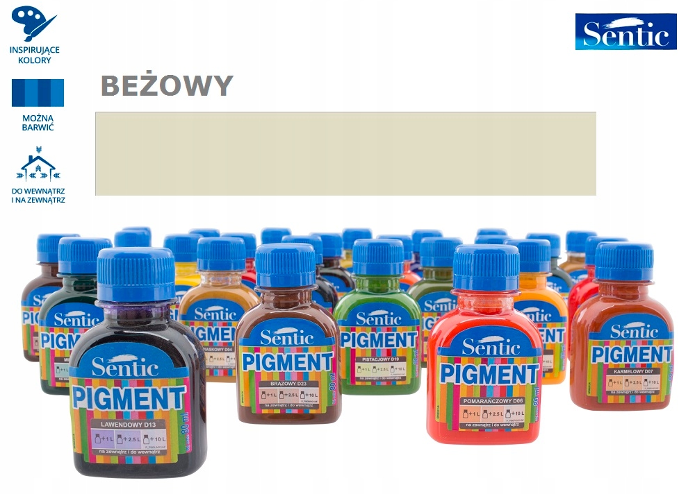 

Pigment Do Farb Emalii Emulsji 80 ml Beżowy