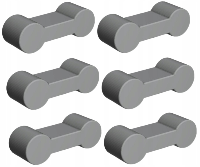 

6 szt. Łącznik torów drewnianych LIDL