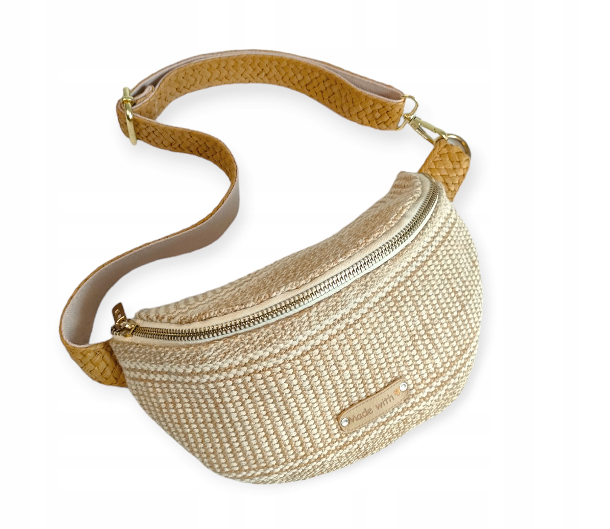 SŁOMKOWA BEŻOWA NERKA SASZETKA DAMSKA LETNIA EKO BIO ORGANICZNA Kod producenta NS\30p