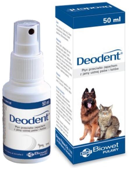 

Biowet Deodent 50 ml Zapach Z Pyska Pies Kot