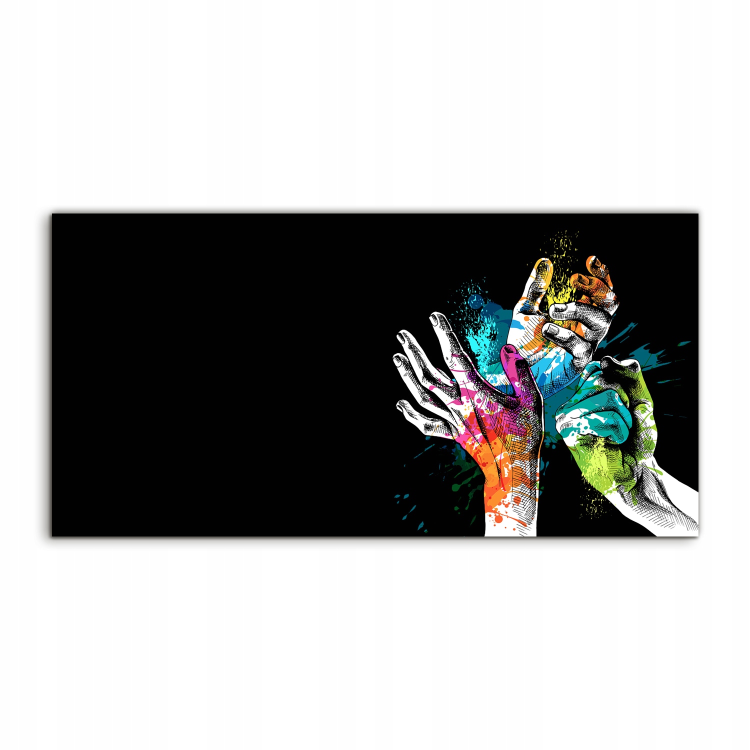 

Fotoobraz 140x70 na ścianę Festiwal Plakat Sztuka