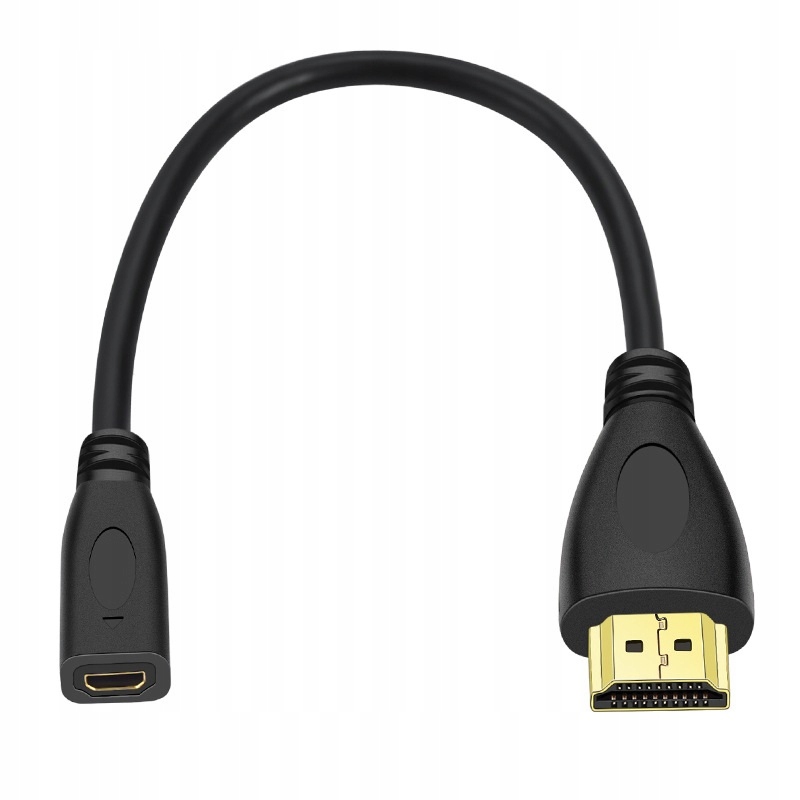 

Kabel Przewód Micro Hdmi do Hdmi 1.4 4K 15CM
