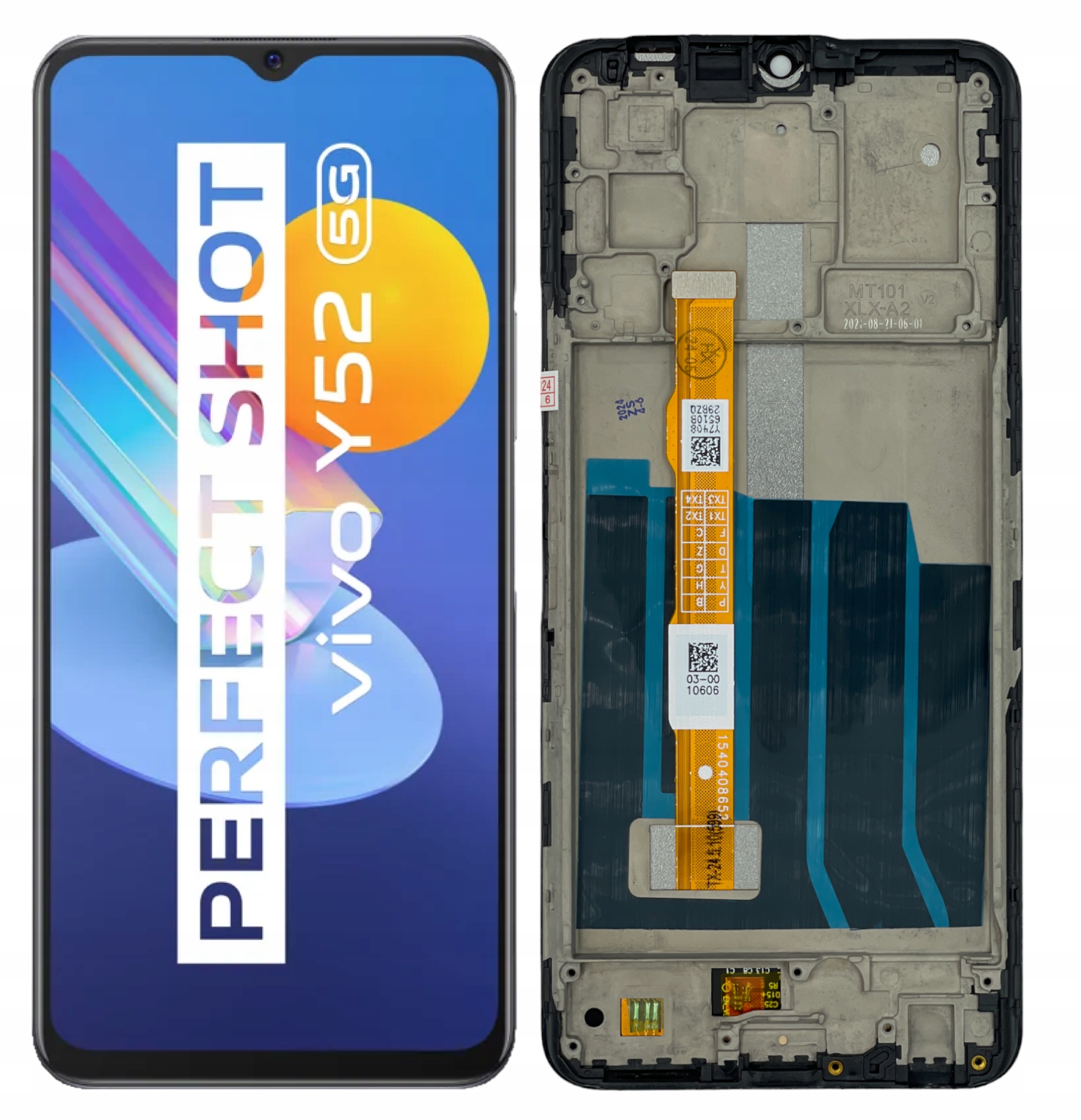 Displej Vivo Y52 5G LCD Rámeček Dotyk Premium
