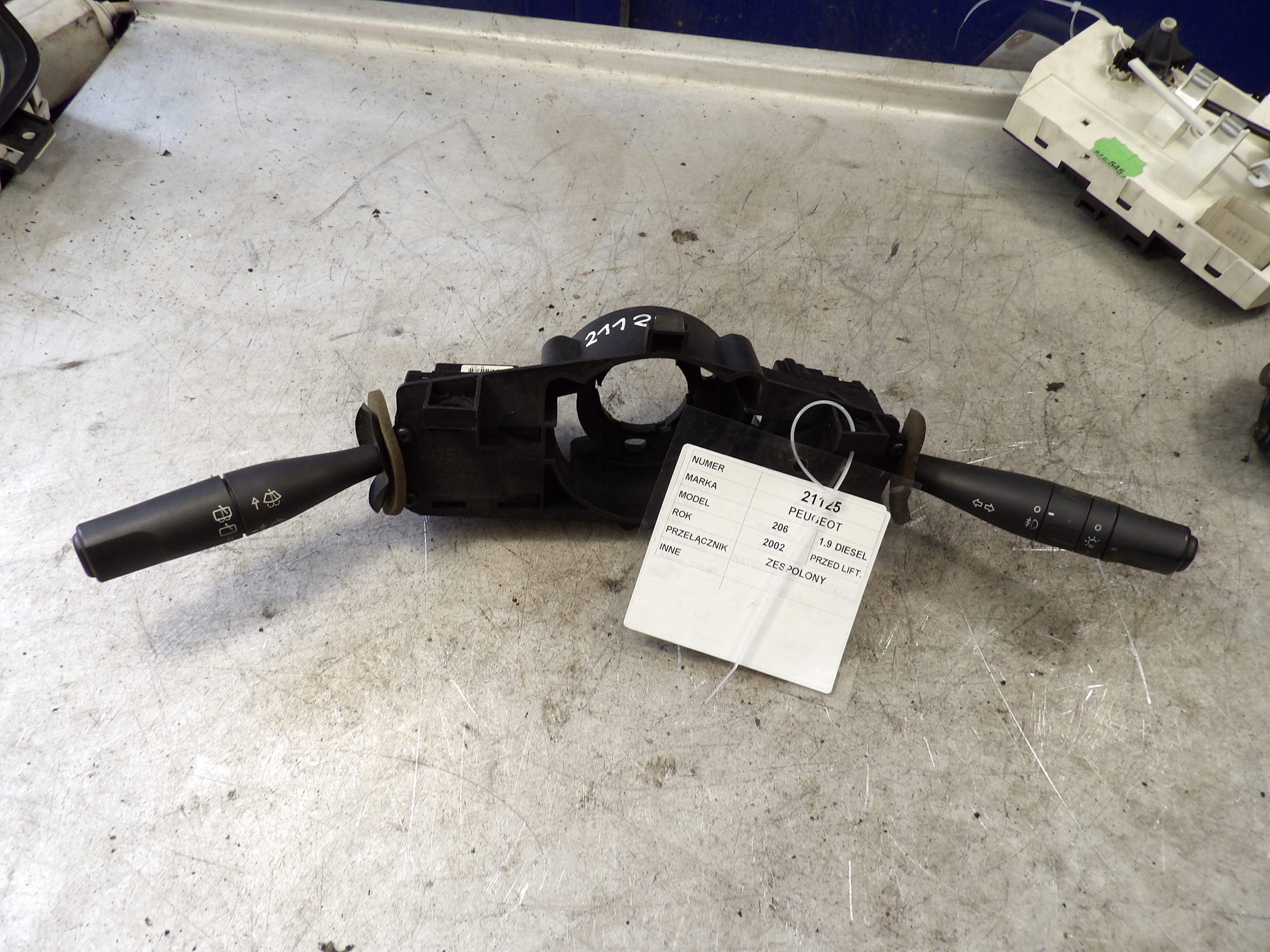 Peugeot 206 DEVIO LUCI TERGICRISTALLO TERGI 1,9D