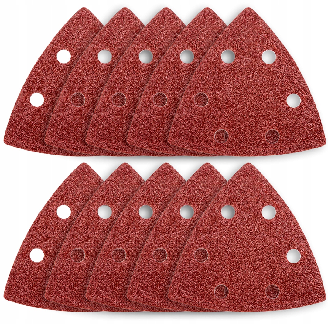 10x papier trójkąt rzepem 93x93x93 P80 Multi-Tool