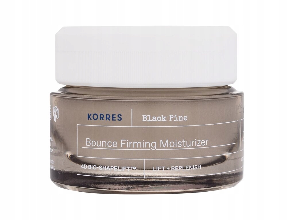 Korres Black Pine Bounce Zpevňující Hydratační Krém na Obličej Denní 40ml