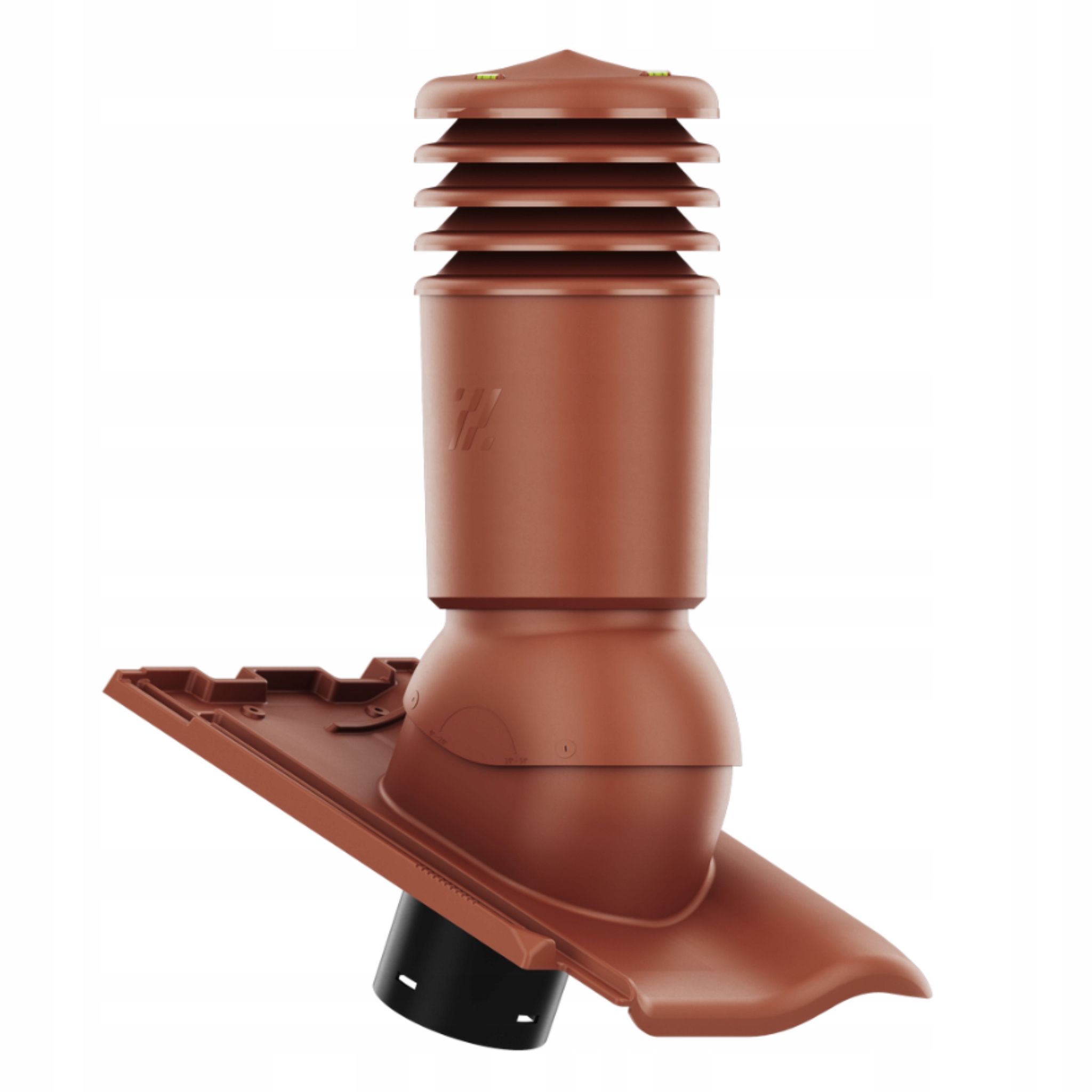 větrací komín Izolovaný HiVent fi150 Nelskamp Nibra F8,5 Červený