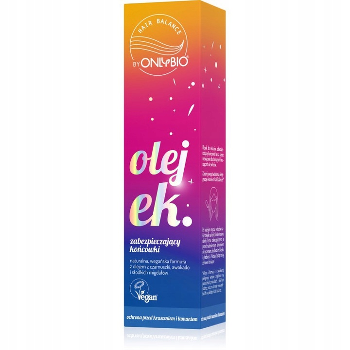 

Onlybio Hair Balance olejek do końcówek