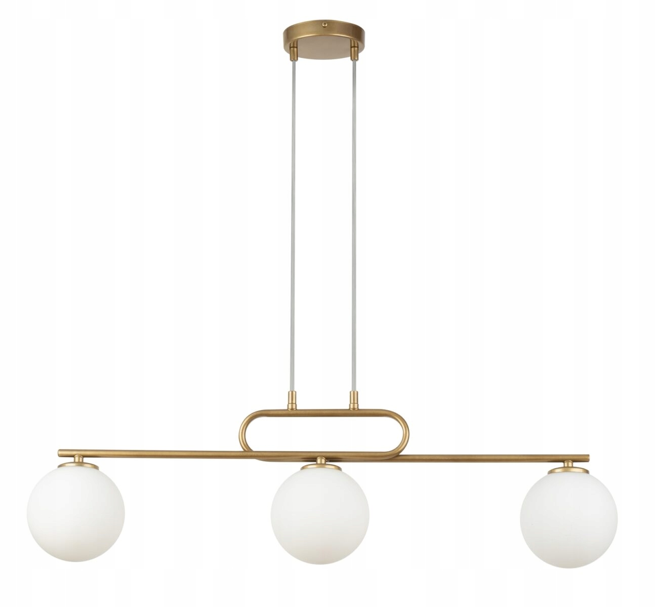 Sigma Lighting Závěsná lampa Tes Zlatá 3xG9 12W Skleněné koule Elegantní