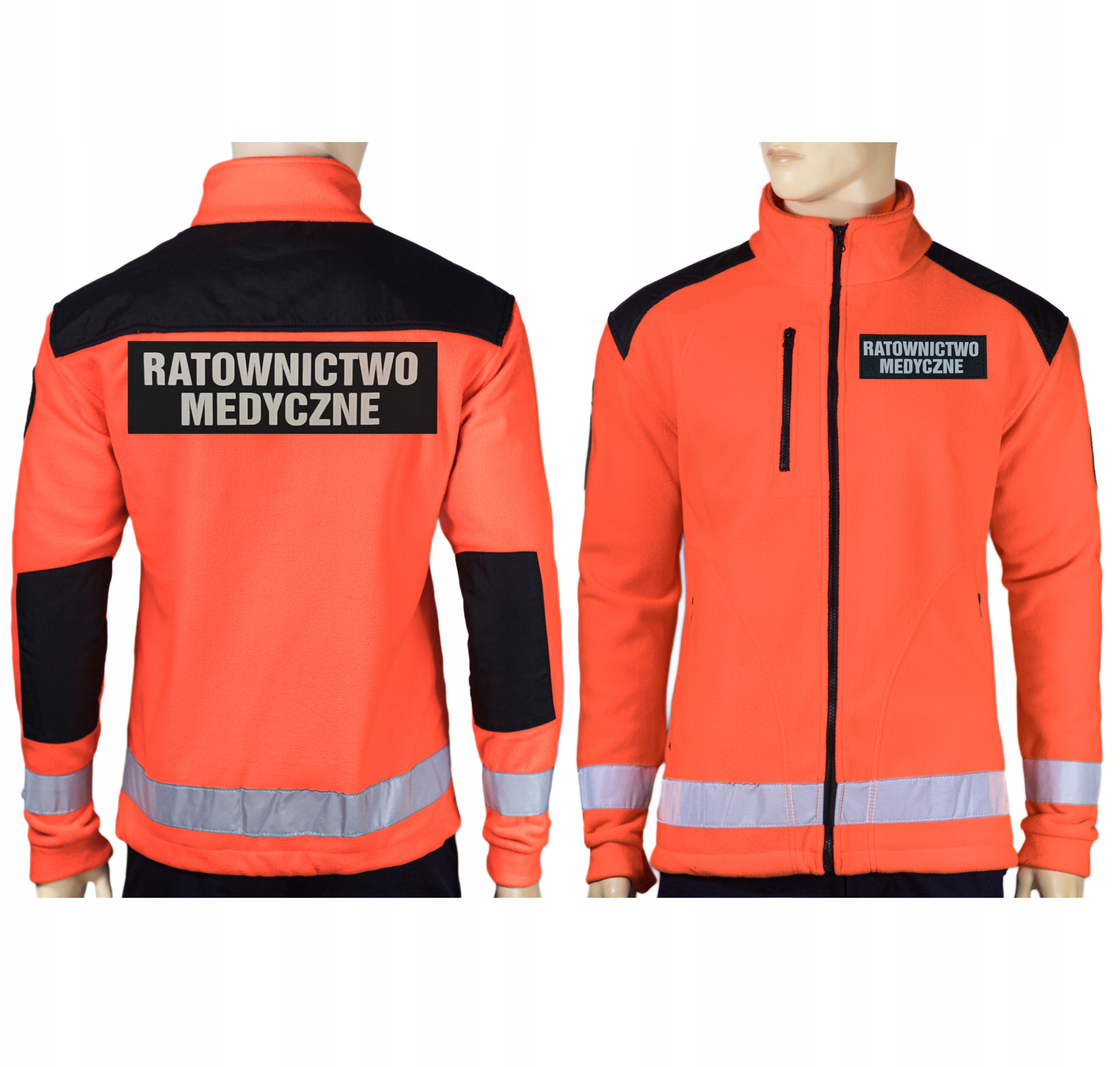 Polarová mikina fluo záchranář zdravotník záchranářství řidič Zs Zzs Kpp