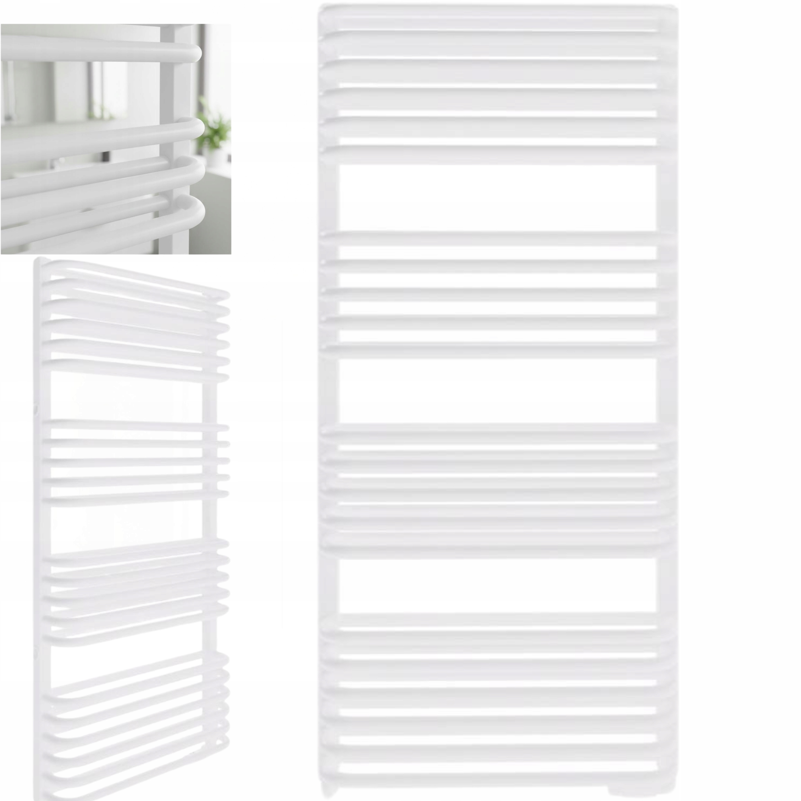 Koupelnový radiátor Žebřík Bílý Vodní Luxrad Stark 112x53 913W Zbd