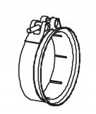 OBEJMA RURY WYDECHOWEJ 51963 DINEX Part manufacturer Dinex