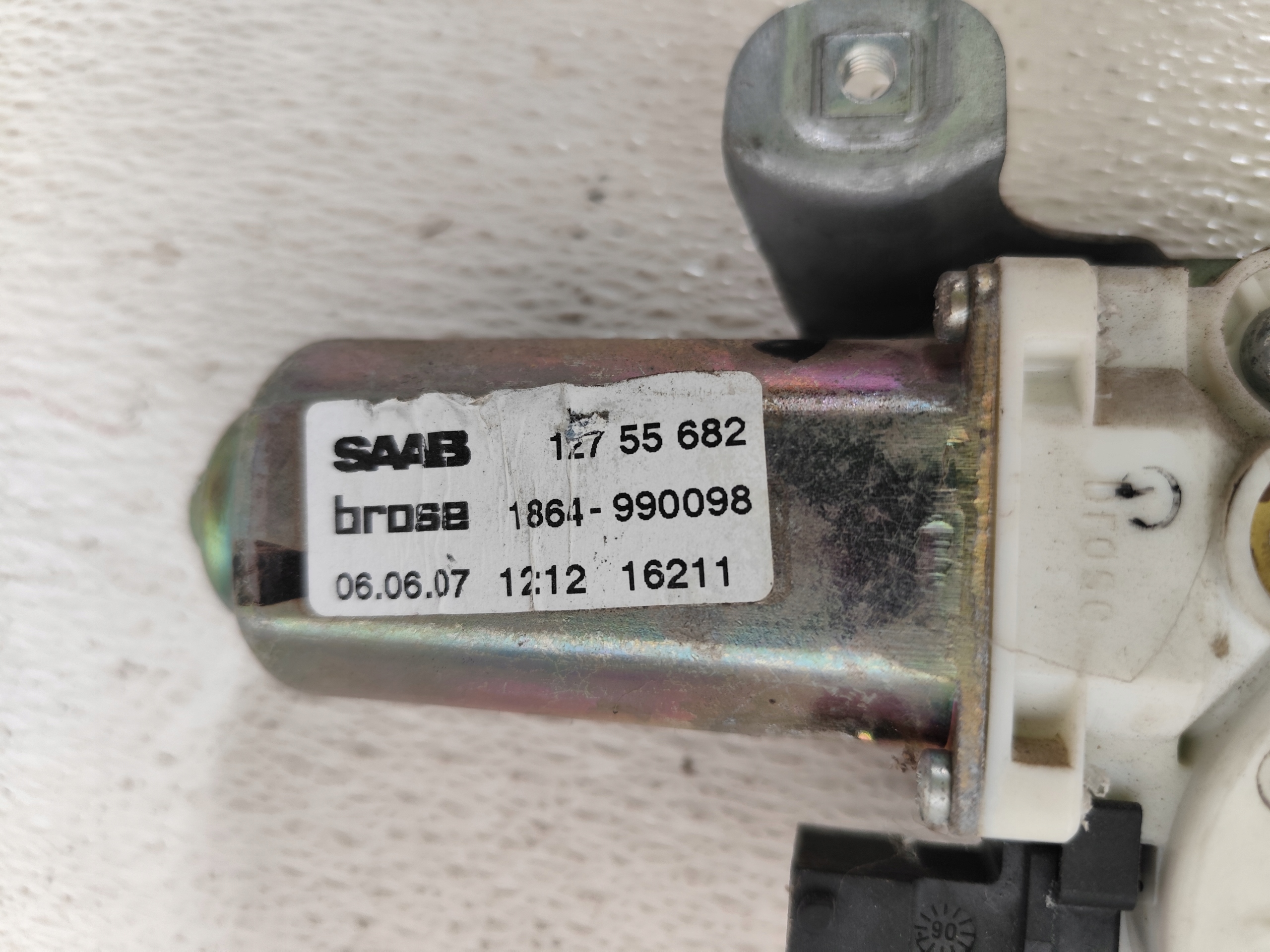 SAAB 9-3 2007 Mécanisme Mécanisme essuie glaces Droite Avant