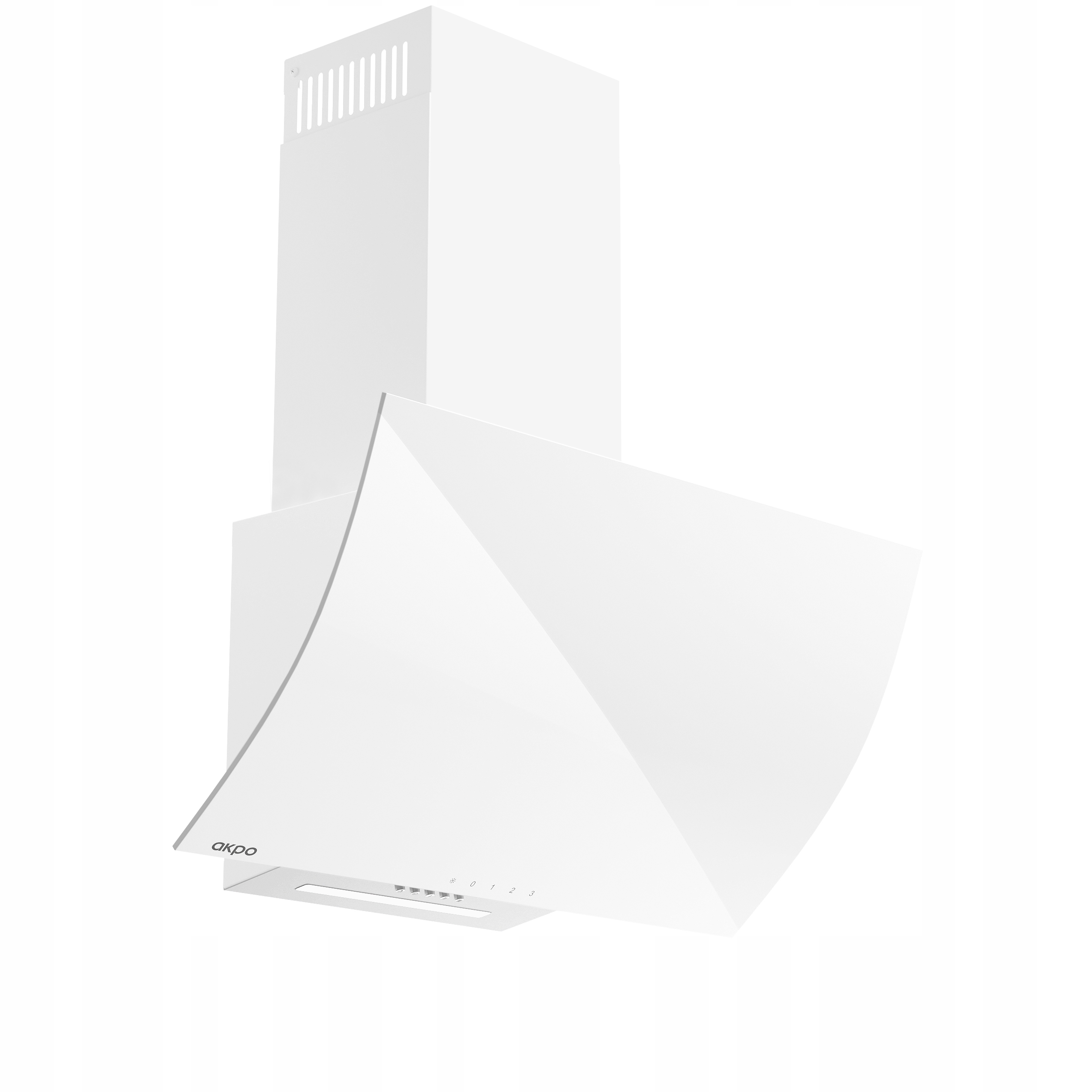 Okap kuchenny Akpo WK-4 Clarus 60 Biały Połysk Szkło