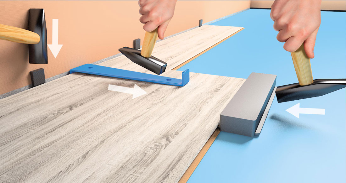 Zestaw do układania Paneli Podłogowych Desek DUŻY EAN (GTIN) 5901247031596