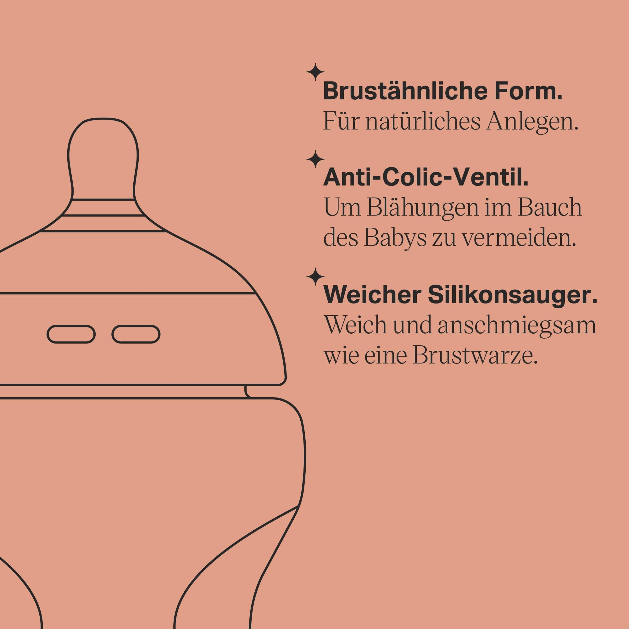 TOMMEE TIPPEE Butelki Dla Niemowląt Antykolkowe 260ml 2 Sztuki — miniatura 5