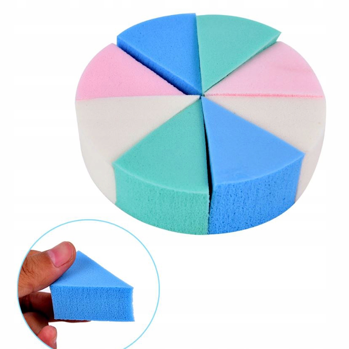 

Gąbka silikonowa lateksowa do ombre zestaw 8sztuk