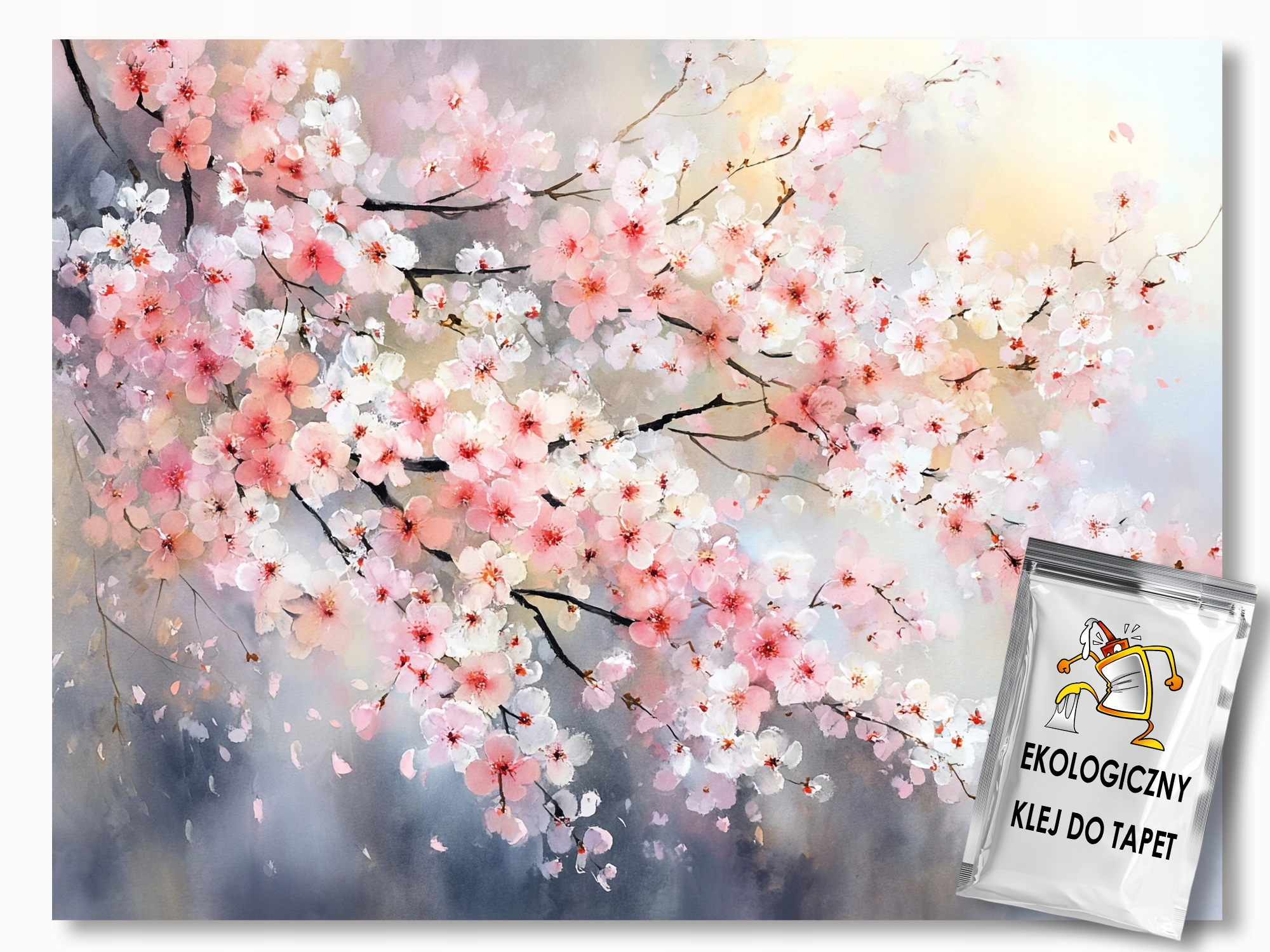 Fototapeta Flizelina Příroda Dřevo Květiny Višeň Jaro 254x184 lepidlo