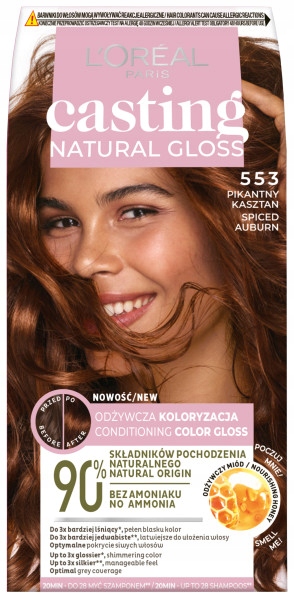 

LOreal Casting Natural Gloss 553 Miedziany Brąz