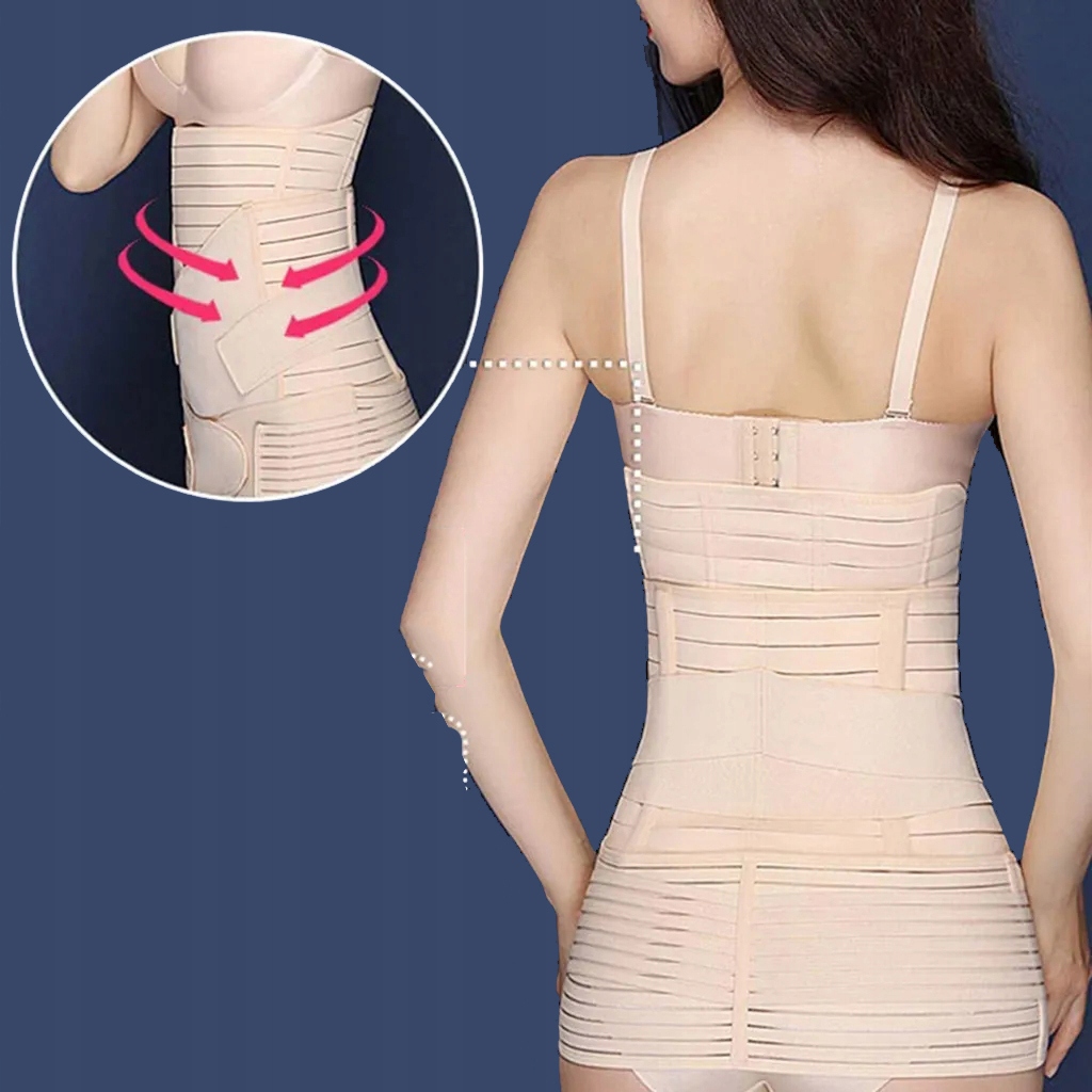 Mocny PAS WYSZCZUPLAJĄCY poporodowy WZMOCNIONY 3 w 1 - M Płeć kobieta