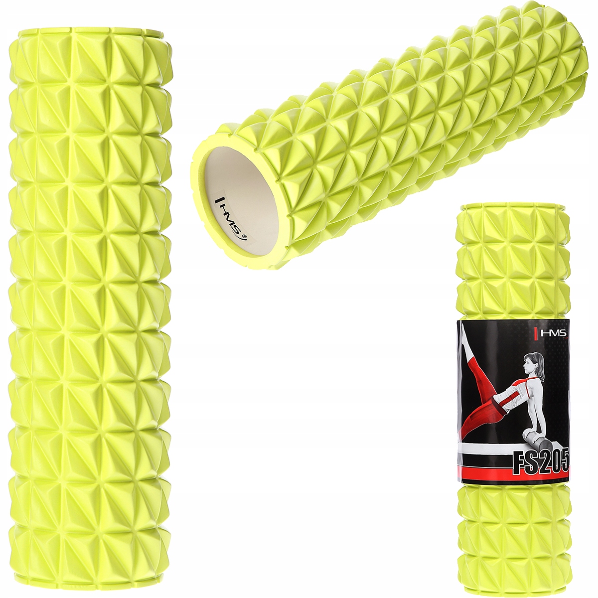 FS205 LIME 45 CM WAŁEK FITNESS/ROLLER HMS