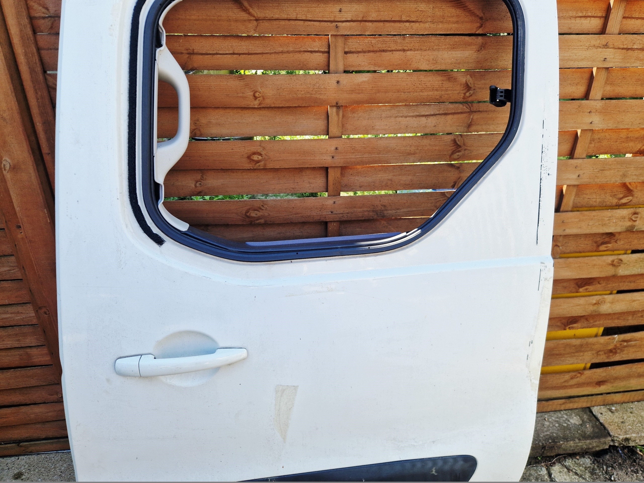 CITROEN BERLINGO 2010 door left rear part side sliding colour EWPA BIALE