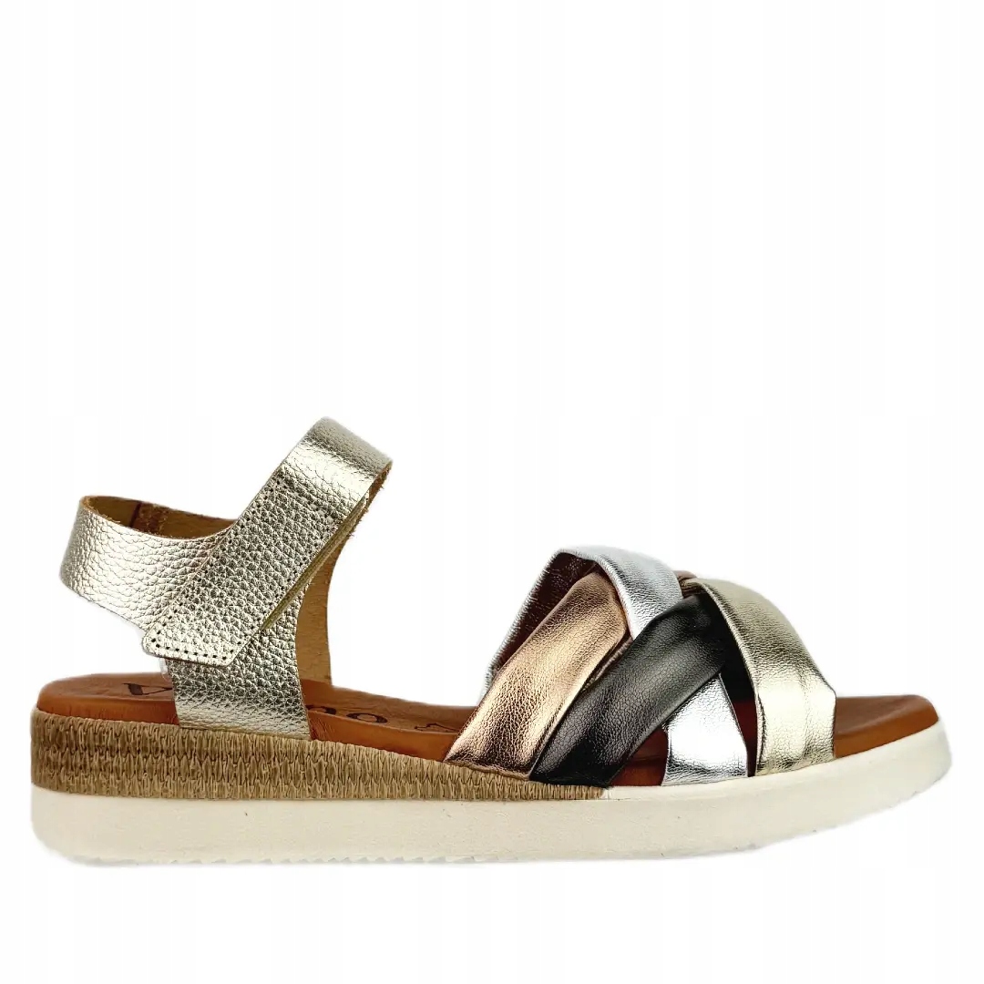 Dámské sandály Verano 3774 glaxy 40, zlaté