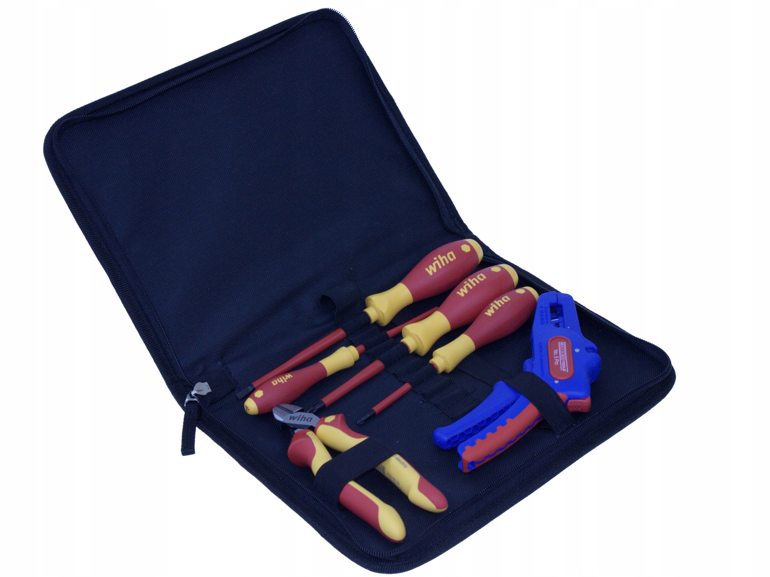 Sada Nářadí Wiha Šroubováky Kleště Odizolační Kleště Weicon 0,25-16