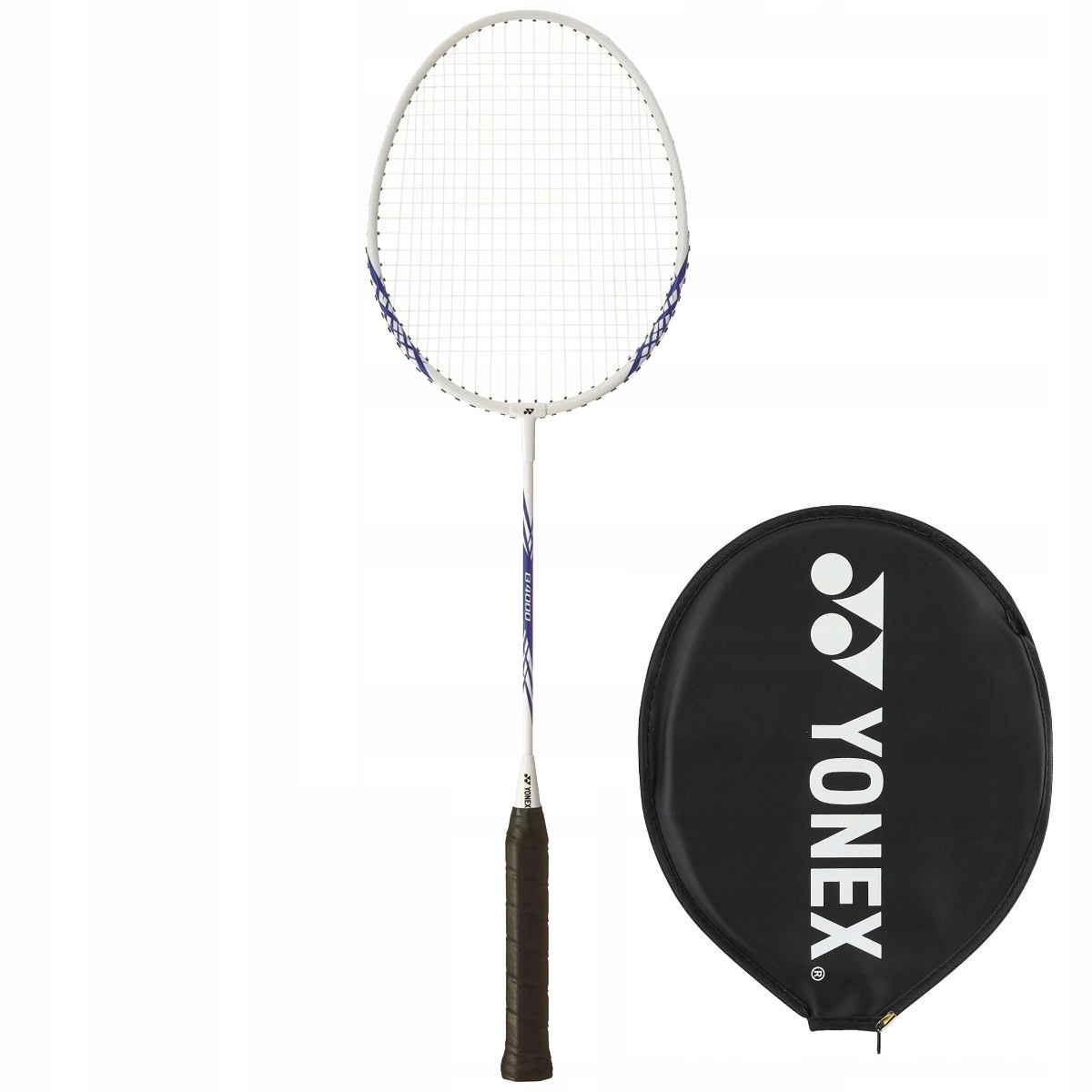 Yonex Rakietka Badmintonowa rakieta do badmintona B-4000 Alu Etui biała