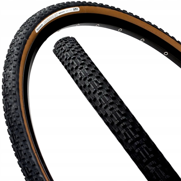 Opona zwijana Panaracer Gravelking Ext Tlc 700 x 35C (37-622) brązowa