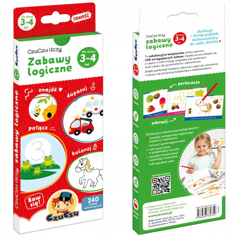 

CzuCzu Uczy Zabawy logiczne dla dzieci od 3-4 lat