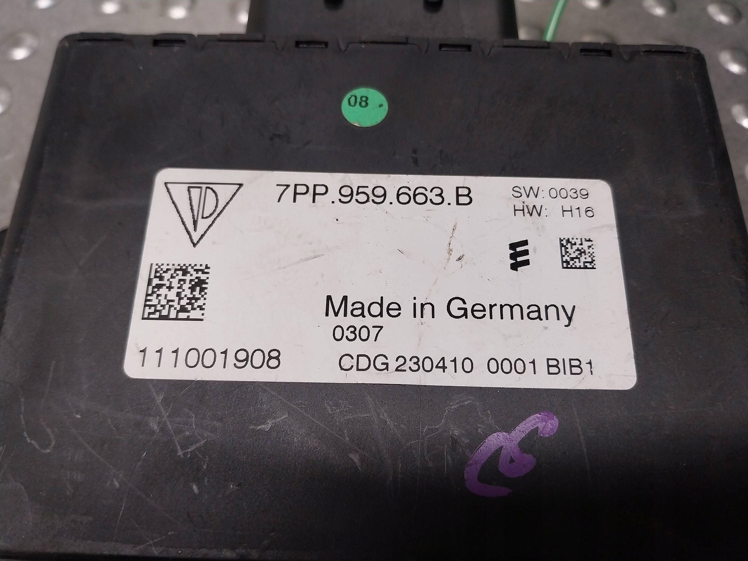 voltage module 7PP959663B VW TOUAREG II 7P PORSCHE CAYENNE II 7P5