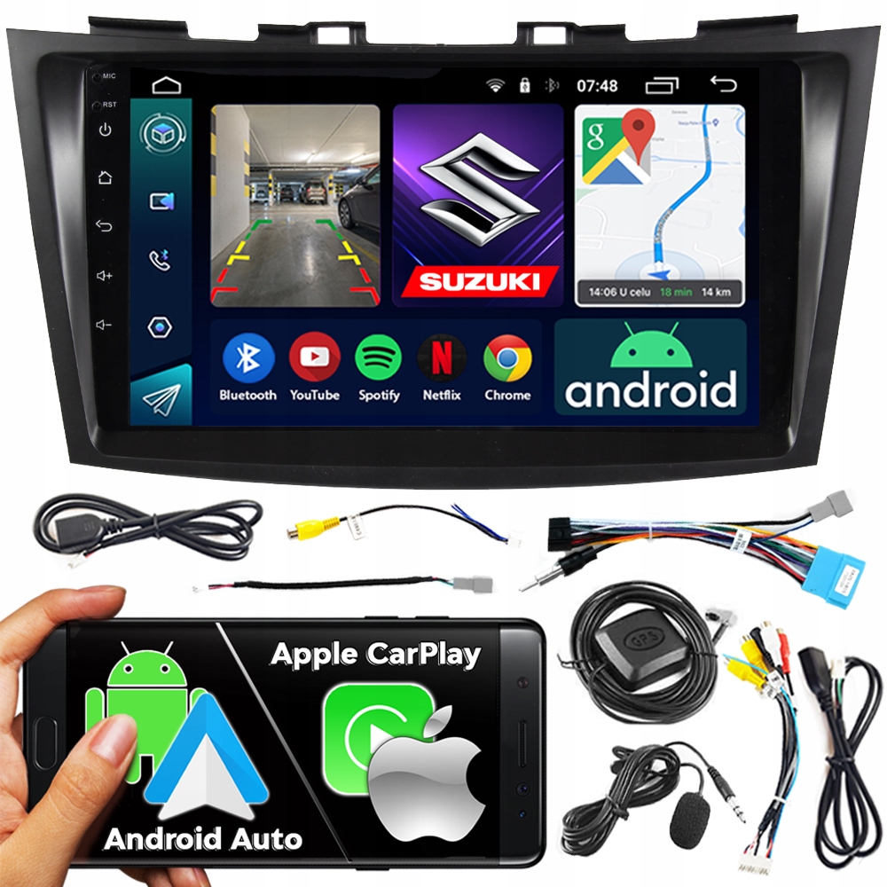 Autorádio 2DIN Ncs RS-305 Suzuki Swift 2010-2016 Android Navigace