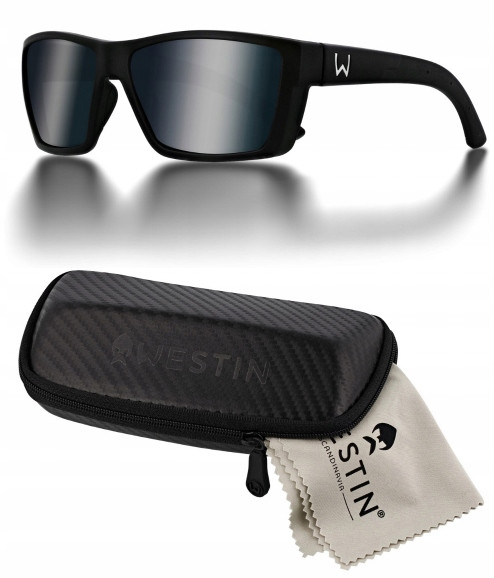 Sluneční brýle Westin W6 Street 100 Matte Black -lb Smoke LM Silver Flash Ar Blue